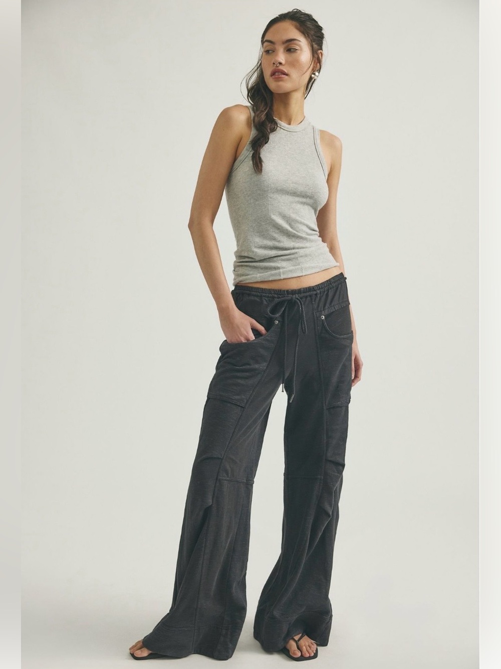 We The Free Free People Sky Riser Wide-Leg Pull On